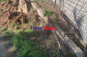 Το σημείο όπου βρέθηκε νεκρό το νεογέννητο μωρό στη Θεσσαλονίκη