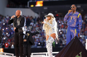 Eminem, Dr. Dre, Mary J. Blige και  Snoop Dogg στο Super Bowl 2022