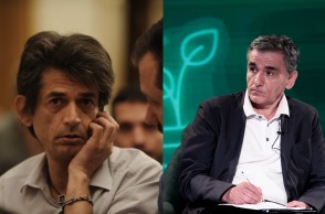 Ο Νίκος Καρανίκας και ο Ευκλείδης Τσακαλώτος