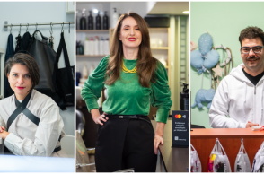 Ο Άγγελος Νώτης, η Ζέτα Βάσου και η Θεανώ Ποταμιάνου.