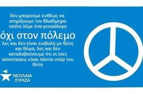 Νεολαία ΣΥΡΙΖΑ - Ουκρανία