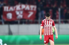 Ο Γιώργος Μασούρας μετά τον αποκλεισμό του Ολυμπιακού από την Αταλάντα