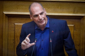 Ο επικεφαλής του ΜέΡΑ25, Γιάνης Βαρουφάκης