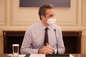 Ο πρωθυπουργός Κυριάκος Μητσοτάκης 