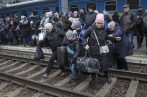 Πρόσφυγες στην Ουκρανία 