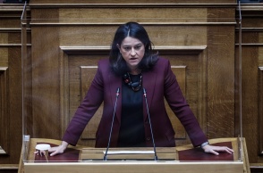 Η υπουργός Παιδείας, Νίκη Κεραμέως