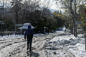 Χιόνια στην Αθήνα
