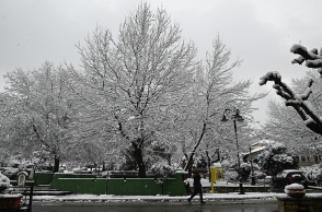 Κακοκαιρία «Φίλιππος»: Χιόνια στον Διόνυσο