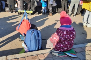 Πρόσφυγες στην Ουκρανία - Μικρό παιδί