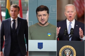 Μακρόν - Μπάιντεν - Ζελένσκι