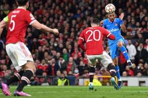 Η κεφαλιά του Λόντι κόντρα στην Μάντσεστερ Γιουνάιτεντ