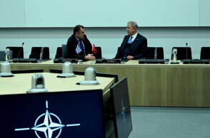 Νίκος Παναγιωτόπουλος και Χουλουσί Ακάρ στις Βρυξέλλες