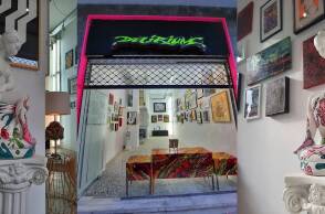 Η γκαλερί Delirium Athens στον Νέο Κόσμο. 