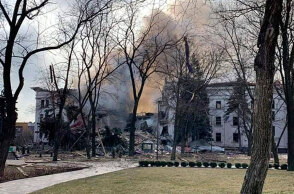 Το Θέατρο που βομβαρδίστηκε στη Μαριούπολη