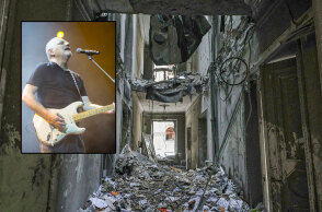 Συντρίμμια από ρωσικό βομβαρδισμό στην Ουκρανία - Νίκος Πορτοκάλογλου (ένθετη)