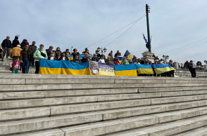Πόλεμος στην Ουκρανία - Κόσμος στην Πλατεία Συντάγματος