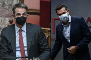 Κυριάκος Μητσοτάκης και Αλέξης Τσίπρας