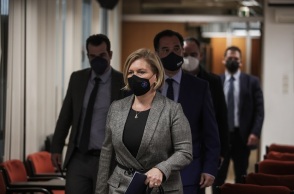 Συνέντευξη τύπου του υπουργού Ανάπτυξης και Επενδύσεων, Άδωνι Γεωργιάδη, Υγείας, Θάνου Πλεύρη, και της Αναπληρώτριας Υπουργού Υγείας, Μίνας Γκάγκα, με θέμα: «ΕΣΠΑ - Δημόσια Νοσοκομεία»