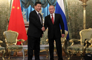 Βλαντιμίρ Πούτιν, Σι Τζινπίνγκ, χειραψία