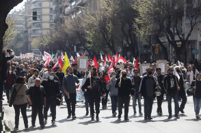 Πορείας διαμαρτυρίας στη Θεσσαλονίκη για την ακρίβεια στο πλαίσιο της 24ωρης απεργίας των ΓΣΕΕ/ΑΔΕΔΥ