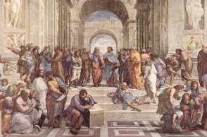 «Η Σχολή των Αθηνών», μια από τις διασημότερες νωπογραφίες του Ιταλού καλλιτέχνη της Αναγεννησιακής τέχνης, Ραφαήλ