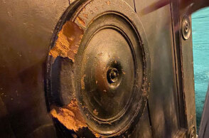 Οι ζημιές στην Αυτοκρατορική Πύλη στην Αγία Σοφία