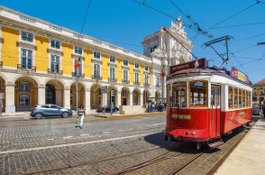 Συρμός του τραμ στη Λισαβόνα