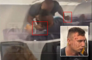 Ο Μάικ Τάισον ξυλοκοπεί επιβάτη στο αεροπλάνο