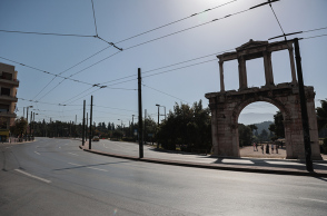 Άδεια πόλη η Αθήνα την Κυριακή του Πάσχα