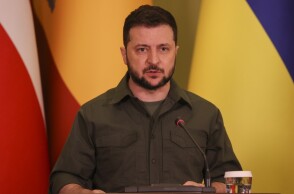 Ο Ουκρανός πρόεδρος, Βολοντίμιρ Ζελένσκι