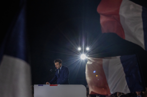 Εμμανουέλ Μακρόν, επινίκια ομιλία