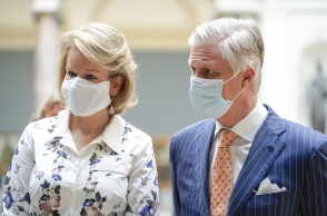 Η βασίλισσα Ματθίλδη και ο βασιλιάς Φίλιππος του Βελγίου