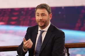 Ο πρόεδρος του ΠΑΣΟΚ-ΚΙΝΑΛ, Νίκος Ανδρουλάκης