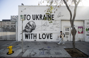 Πούτιν, Χίτλερ, stencil