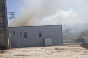 Το εργοστάσιο ξυλείας στα Γρεβενά όπου σημειώθηκε η έκρηξη