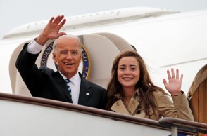 Ο Τζο Μπάιντεν με την Άσλεϊ Μπάιντεν