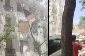 Ζημιές σε πολυκατοικία στη Μαδρίτη μετά την ισχυρή έκρηξη