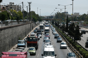 Κίνηση στους δρόμους της Αθήνας (Φωτογραφία αρχείου)