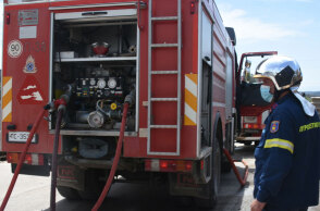 Πυροσβέστες έσπευσαν στη ΒΙΠΕ Ηρακλείου μετά την έκρηξη