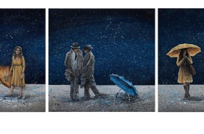 Έργο της Δάφνης Αγγελίδου με τίτλο «Γη των ανθρώπων»