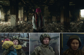 Στο βίντεο κλιπ του «Stefania» Ουκρανές σώζουν παιδιά σε βομβαρδισμένες πόλεις