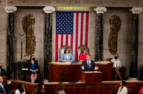 Ο Κυριάκος Μητσοτάκης στην ιστορική ομιλία του στο αμερικανικό Κογκρέσο