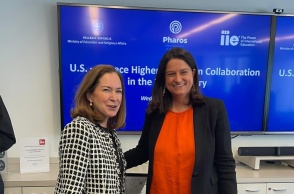 Η υπουργός Παιδείας, Νίκη Κεραμέως, κατά τις επίσημες συναντήσεις της στις ΗΠΑ 