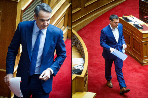 Κυριάκος Μητσοτάκης και Αλέξης Τσίπρας