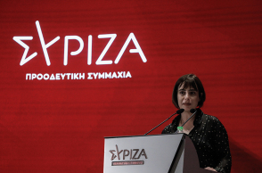 Ράνια Σβίγκου, γραμματέας της Κεντρικής Επιτροπής του ΣΥΡΙΖΑ