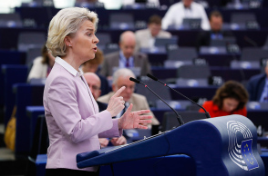 Η πρόεδρος της Ευρωπαϊκής Επιτροπής Ούρσουλα φον ντερ Λάιεν