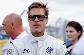 Φωτογραφία του Brad Pitt από τον διάσημο αγώνα Le Mans 24.