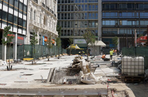 Έργα ανάπλασης στην πλατεία Συντάγματος