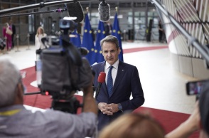 ΒΡΥΞΕΛΛΕΣ//Ο ΠΡΩΘΥΠΟΥΡΓΟΣ ΚΥΡΙΑΚΟΣ ΜΗΤΣΟΤΑΚΗΣ ΣΤΗ ΣΥΝΟΔΟ ΚΟΡΥΦΗΣ - ΔΥΤΙΚΩΝ ΒΑΛΚΑΝΙΩΝ (ΓΡ. ΤΥΠΟΥ ΠΡΩΘΥΠΟΥΡΓΟΥ/ΔΗΜΗΤΡΗΣ ΠΑΠΑΜΗΤΣΟΣ/EUROKINISSI)