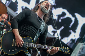 Στιγμιότυπο από τη συναυλία των Rotting Christ στο φεστιβάλ Release Athens